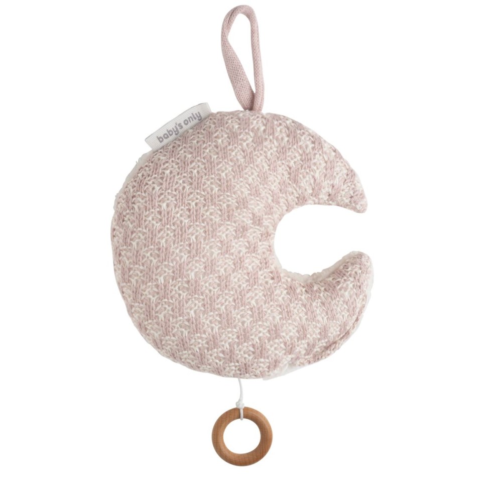 Spieluhr Mond Happiness, Alt Rosa