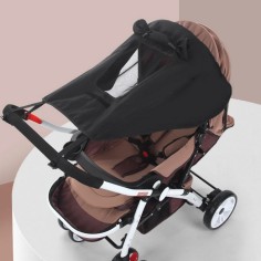 Kinderwagen Sonnensegel mit Fenster
