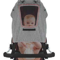 Kinderwagen Sonnensegel mit Fenster