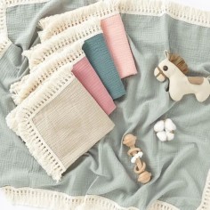 copy of Mulltuch / Spucktücher Set, 5 Stück, Grey Mist