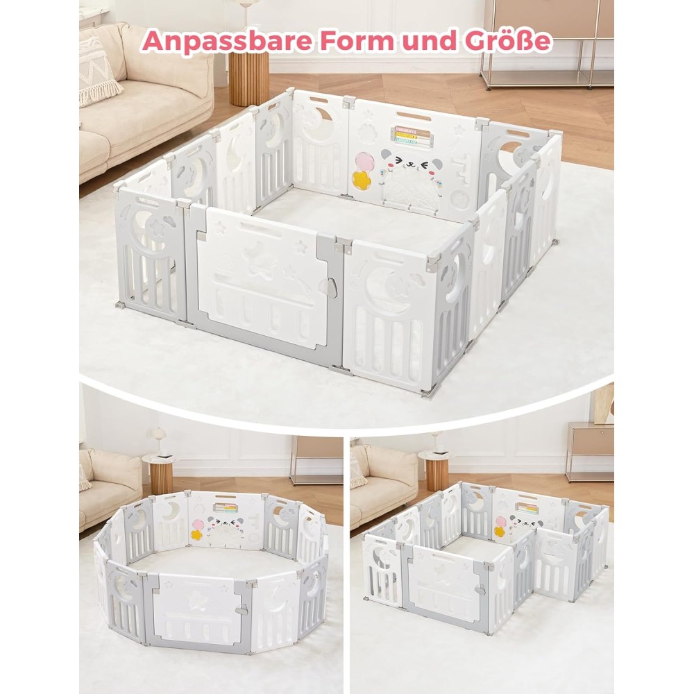 copy of klappbares Laufgitter/ Laufstall & Spielplatz, Pinguin, 150 x 150 cm