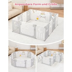 copy of klappbares Laufgitter/ Laufstall & Spielplatz, Pinguin, 150 x 150 cm