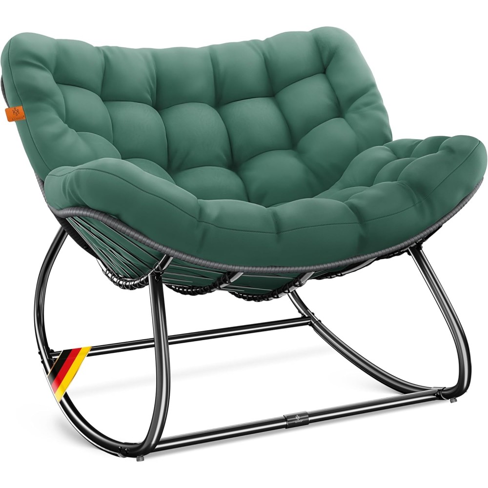 Schaukelstuhl/ Schaukelsessel, Tannengrün