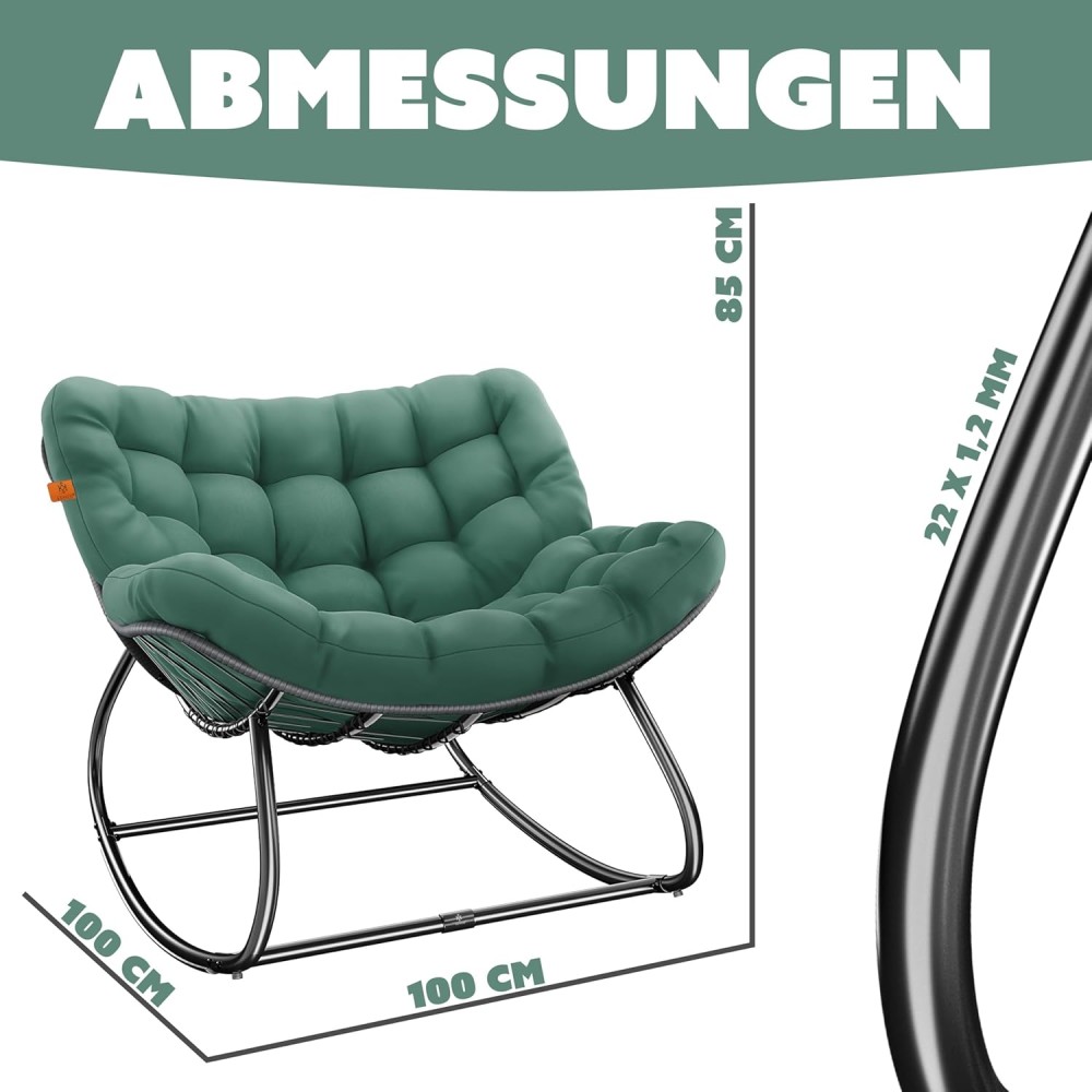 copy of Schaukelstuhl/ Schaukelsessel, Anthrazit