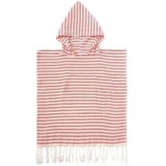 Kinder-Poncho gestreift mit Zotteln