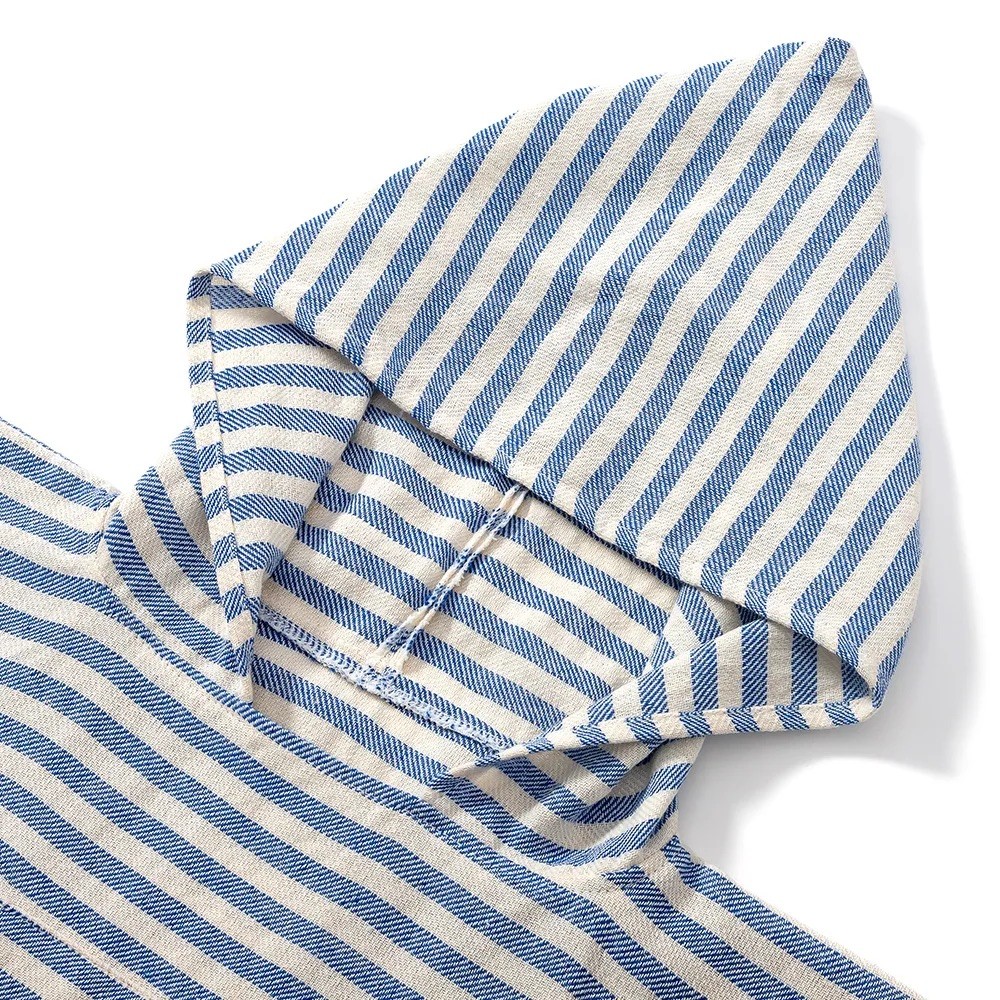 Poncho à rayures pour enfants avec péage