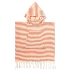 Poncho à rayures pour enfants avec péage