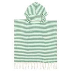 Poncho à rayures pour enfants avec péage