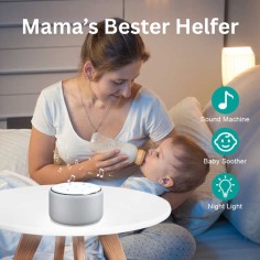 Boîte à musique apaisante avec bruit blanc et lumière RGB