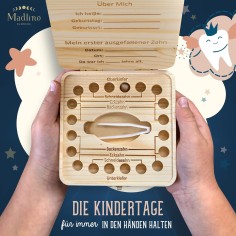 Madlino Milchzahnbox inkl. Zahnfeebrief & Lupe, Fee