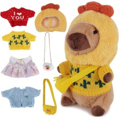 Kuscheltier / Plüschtier Capybara, Plüschfreundin mit Style