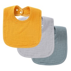 Bavoirs en mousseline (lot de 3)