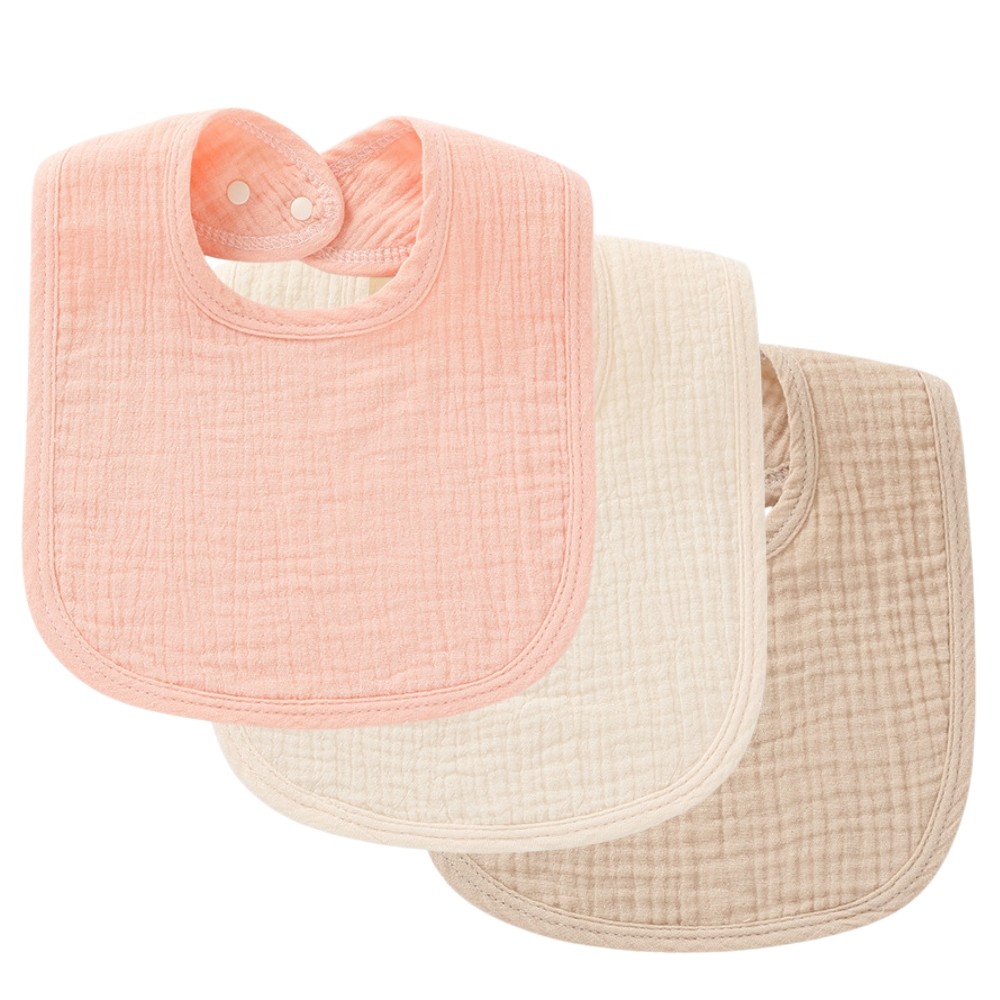 Bavoirs en mousseline (lot de 3)