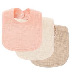 Bavoirs en mousseline (lot de 3)