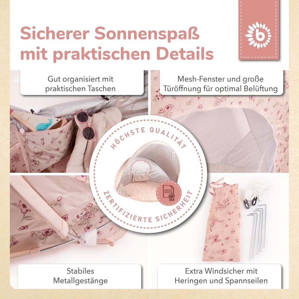 Pop-up Strandmuschel, Dreamy Flowers