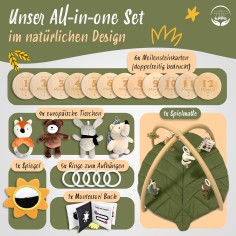 Baby-Spieldecke mit Spielbogen, MEERWALD Blatt