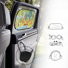 Auto Sonnenblenden, 2 Stück, Forest Friends