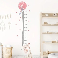 Wandsticker, Messlatte Kaninchen