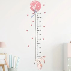 Wandsticker, Messlatte Kaninchen