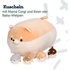copy of Plüsch Mama Katze + 4 Kätzchen, Kawaii - 40 cm