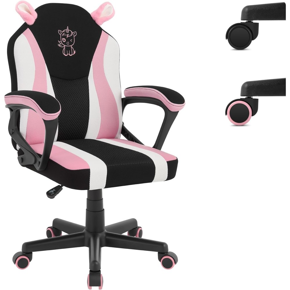 Woltu Kinderbürostuhl / Kinderschreibtischstuhl, Einhorn