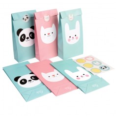Partytüten Panda & Bunny & Cat