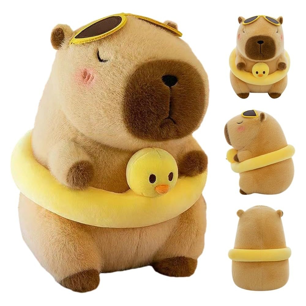 Plüschtier Kapibara / Squishmallow Capybara Plushies mit Schwimmring