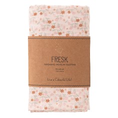 Einschlag- und Mulltuch (2er Pack), Garden Flowers