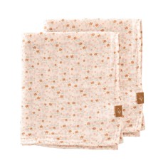 Einschlag- und Mulltuch (2er Pack), Garden Flowers