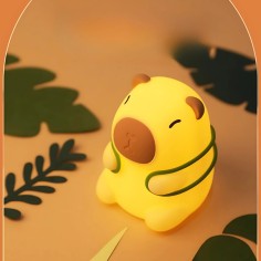 Nachtlicht Kapibara/ Capybara mit abnehmbarem Rucksack