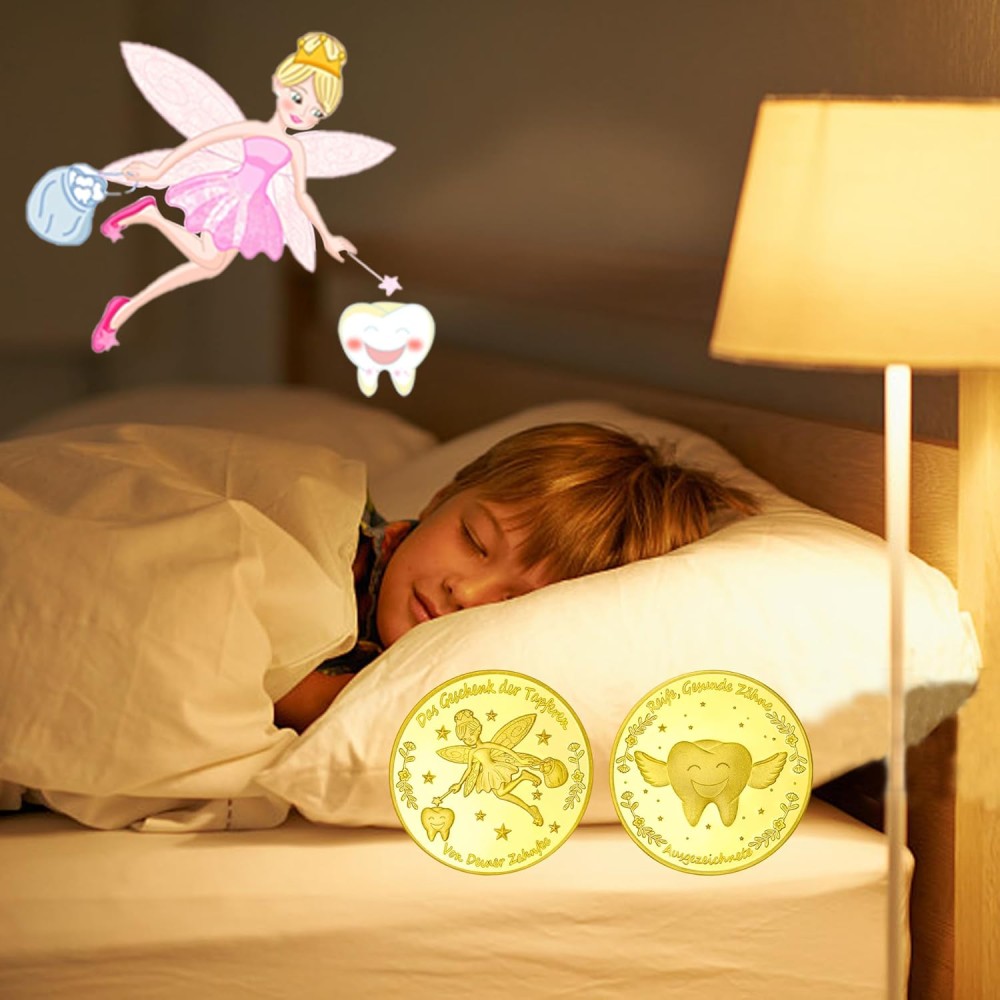 Zahnfee-Münzen – 10 Stück