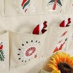 Adventskalender zum Aufhängen und Befüllen