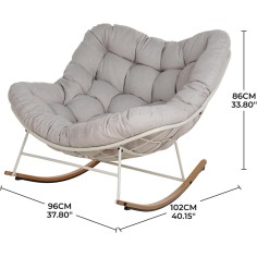 copy of Schaukelstuhl/ Schaukelsessel, Ivory