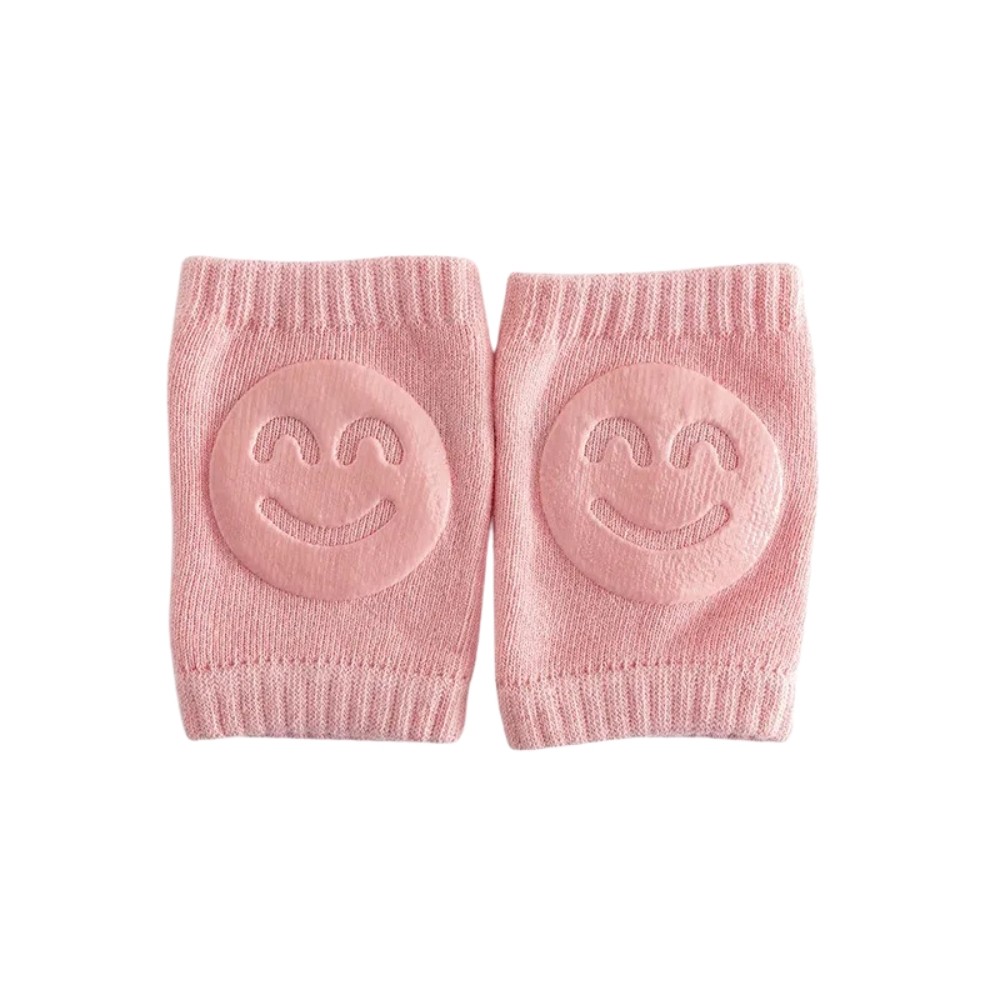 Baby Knieschoner mit Anti-Rutsch Haftung, Rosa