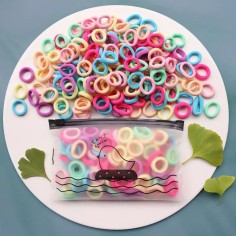 copy of Multicolor Haargummi (100 Stk.) - Winter