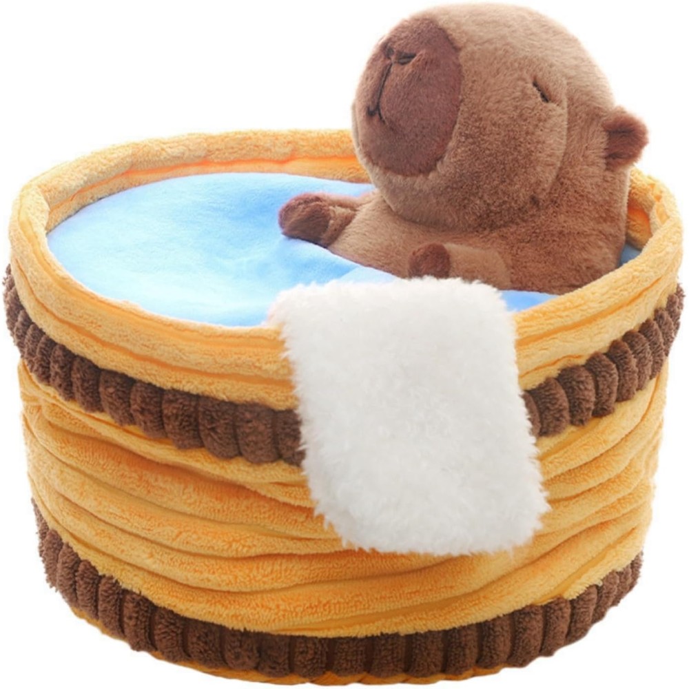 Kuscheltier / Plüschtier Kapibara / Capybara & Badewanne