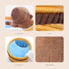 Kuscheltier / Plüschtier Kapibara / Capybara & Badewanne