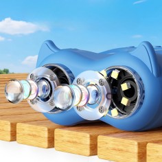 Télescope et microscope numériques 2-en-1 pour enfants