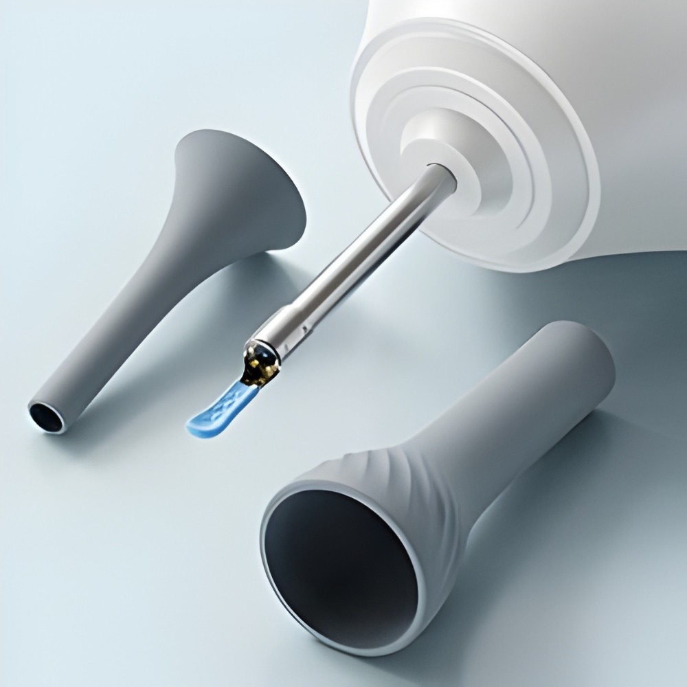 digitales Otoskop und Ohrreinigung für Kinder