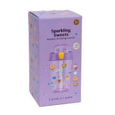Doppel-Strohhalm-Flasche, Sparkling Sweets