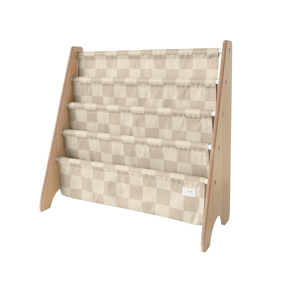 Bücherregal Checkerboard, Beige
