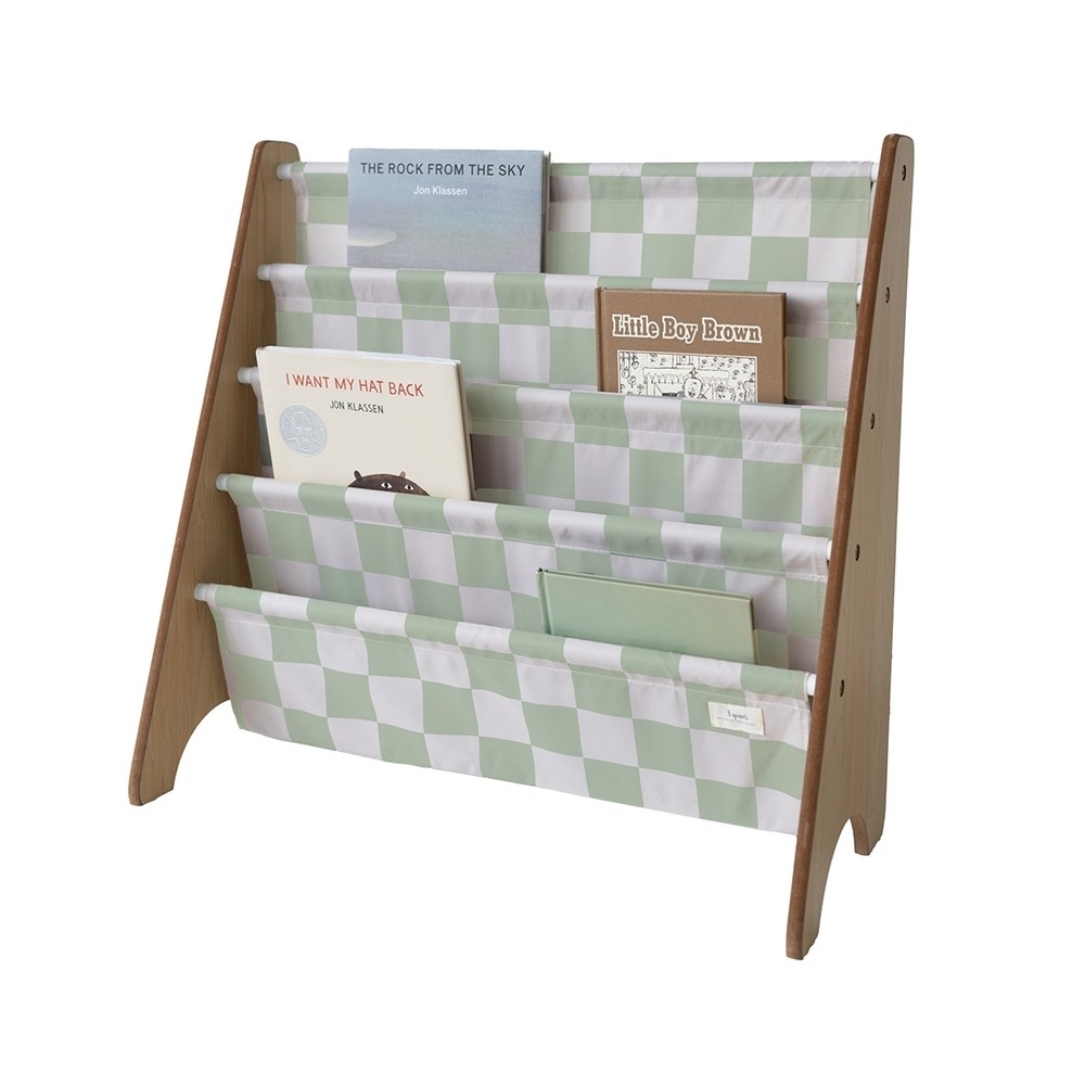Bücherregal Checkerboard, Grün