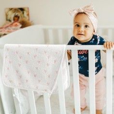 Moltontücher Baby Spucktücher Baby, 6er Pack - Rosa