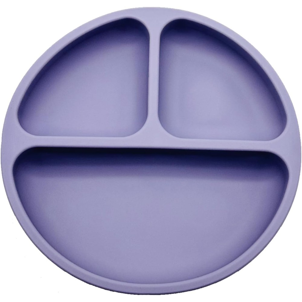 Silikon Teller mit Saugknöpfen, 3-er Set