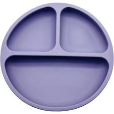 Silikon Teller mit Saugknöpfen, 3-er Set