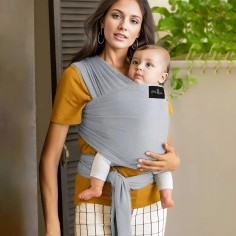 Écharpe de portage en coton pour bébé