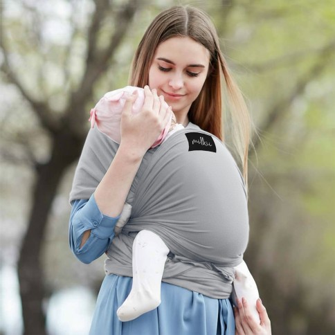 Écharpe de portage en coton pour bébé