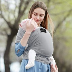 Écharpe de portage en coton pour bébé