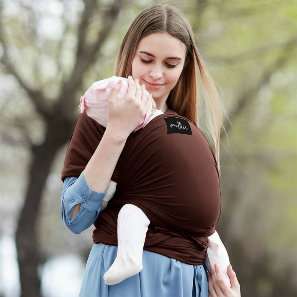 Écharpe de portage en coton pour bébé