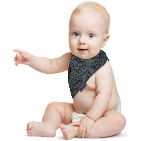 Dreieckstuch Grey Leaves